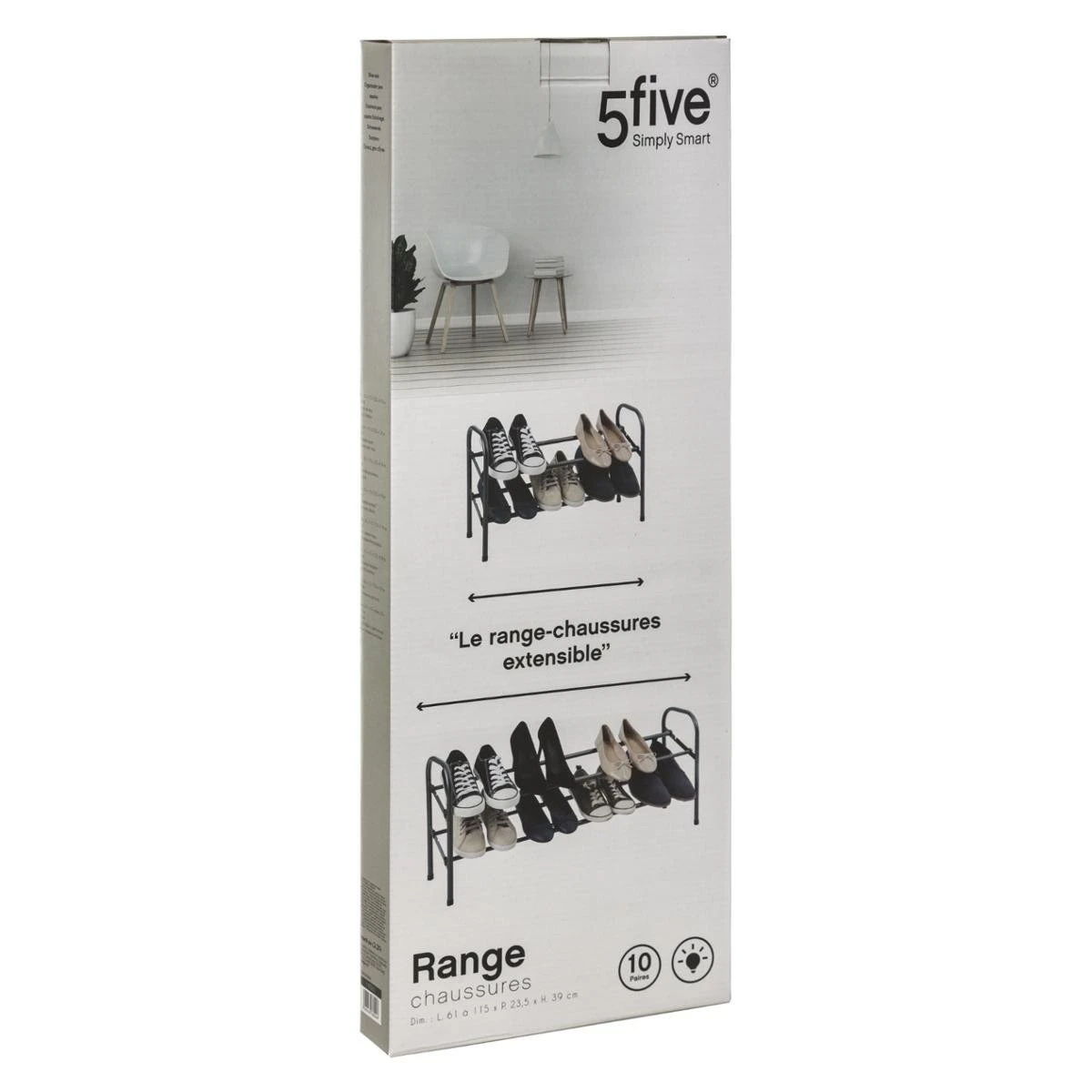Five RANGE CHAUSSURES 10 PAIRES EXTENSIBLE 2 Five RANGE CHAUSSURES 10 PAIRES EXTENSIBLE – Image 2