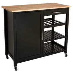 ATMOSPHERA DESSERTE CLAUDE NOIR D.100X47.8X87.3CM