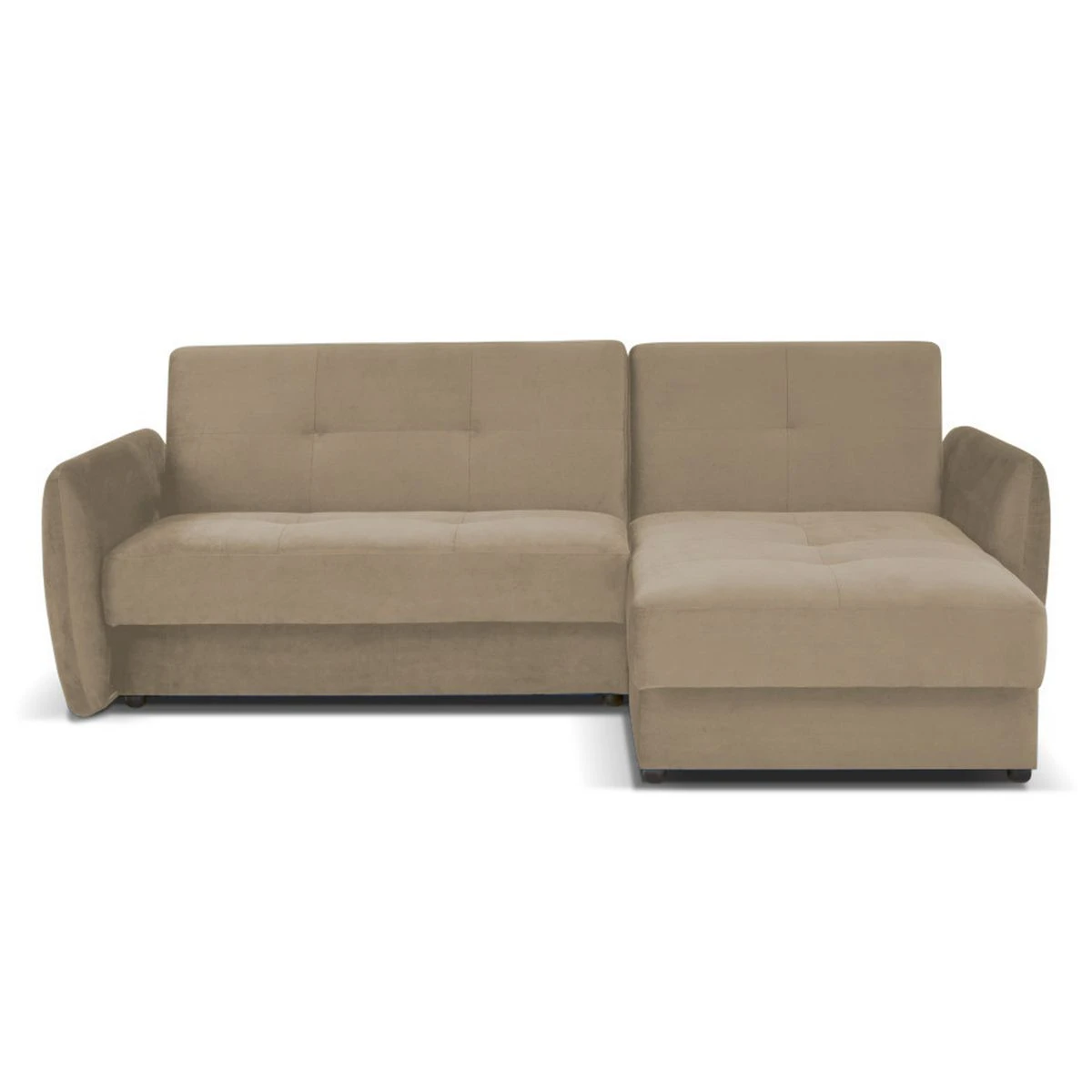 CORALIE CANAPE ANGLE DROIT CONVERTIBLE BEIGE 2 CORALIE CANAPE ANGLE DROIT CONVERTIBLE BEIGE – Image 2