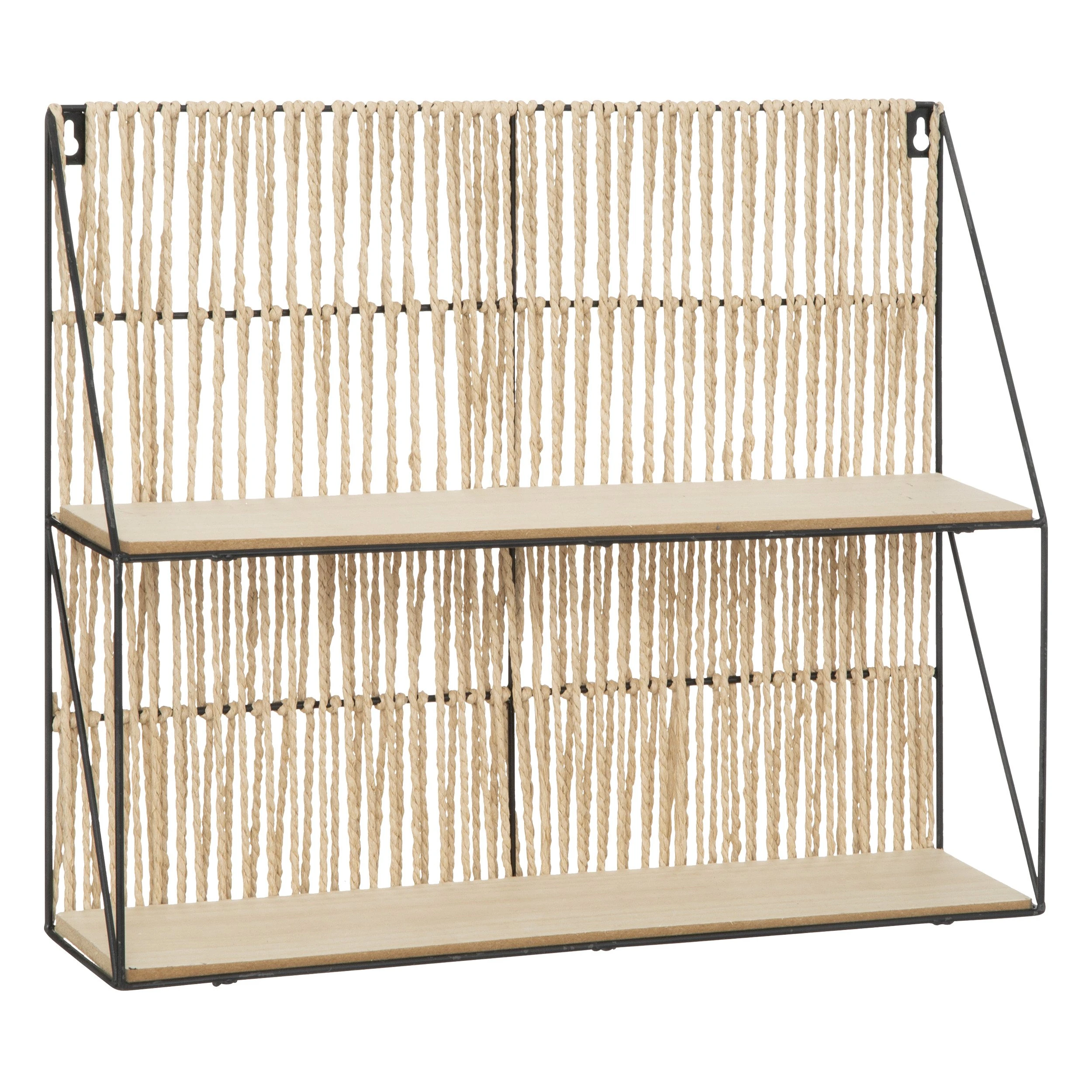 ETAGERE CORDE METAL COSY D.48X40CM 1 ETAGERE CORDE METAL COSY D.48X40CM