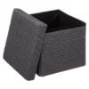 Five POUF PLIABLE GRIS FONCE 31X31CM