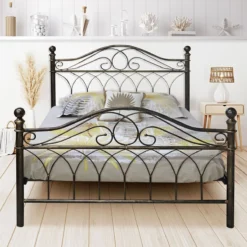 CHAMBORD LIT ANTIC BRASS 140X190CM