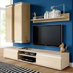 CHECK ENSEMBLE TV BOIS BLANC