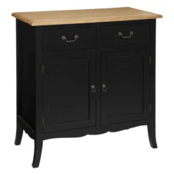 ATMOSPHERA BUFFET 2 PORTES 2 TIROIRS CHRYSA NOIR