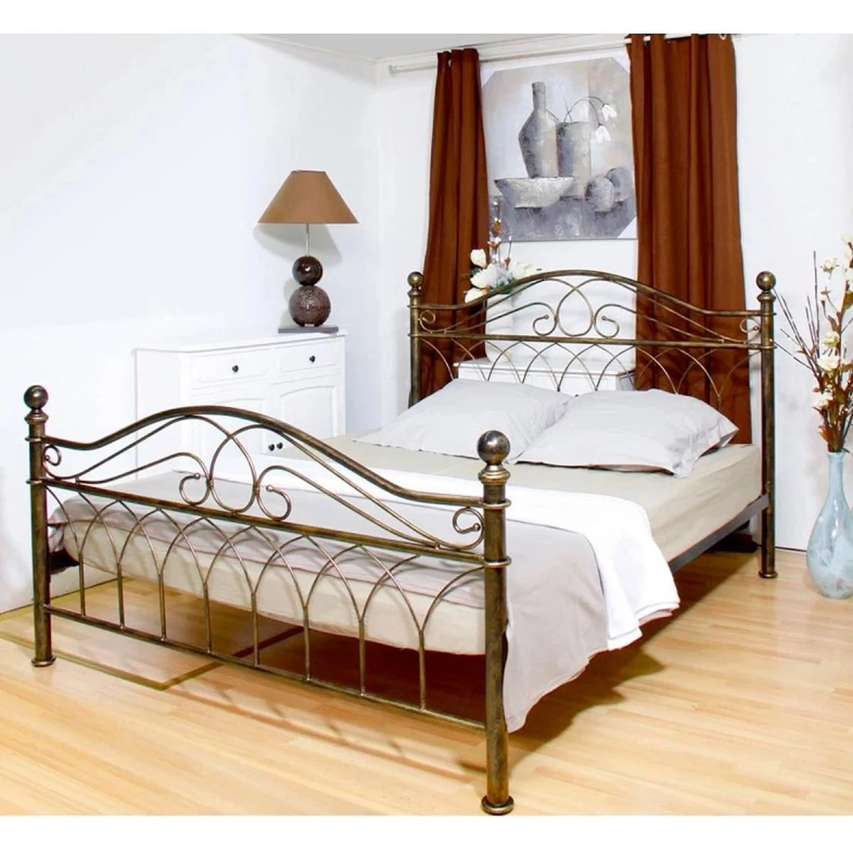 CHAMBORD LIT ANTIC BRASS 160X200CM 1 CHAMBORD LIT ANTIC BRASS 160X200CM