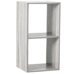 Five ETAGERE BOIS 2 CASES MIX GRIS