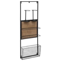 ATMOSPHERA ETAGERE MURALE BOUTEILLE BAKOS D.29X9.5X90CM