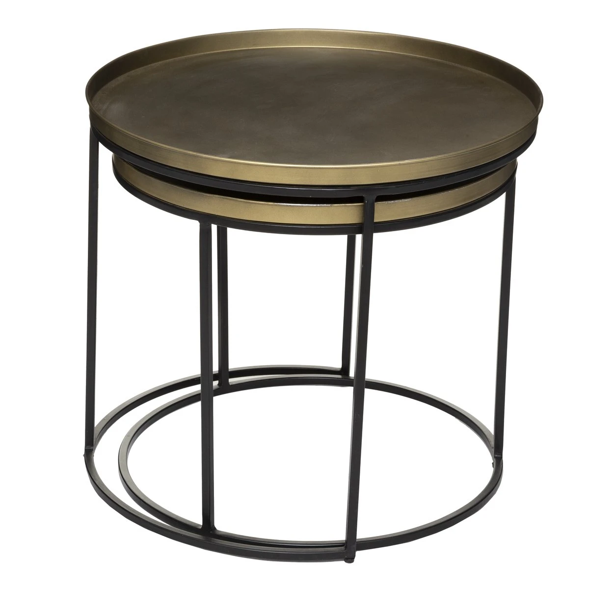SET 2 TABLES CAFE METAL BASILE 2 SET 2 TABLES CAFE METAL BASILE – Image 2