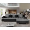 BANGKOK CANAPE ANGLE DROITE CONVERTIBLE GRIS