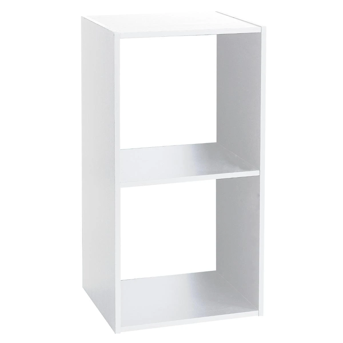 Five ETAGERE BOIS 2 CASES MIX BLANC 1 Five ETAGERE BOIS 2 CASES MIX BLANC