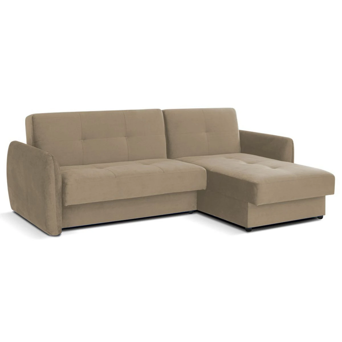 CORALIE CANAPE ANGLE DROIT CONVERTIBLE BEIGE 1 CORALIE CANAPE ANGLE DROIT CONVERTIBLE BEIGE