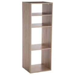 Five ETAGERE BOIS 4 CASES MIX NATUREL