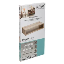 Five ETAGERE DEMI RECTANGLE MIX NATUREL -ATMOSPHERA Shop 57c6457379fc48aa0e5fc46da79e65a3670c60ff 2010000018 2