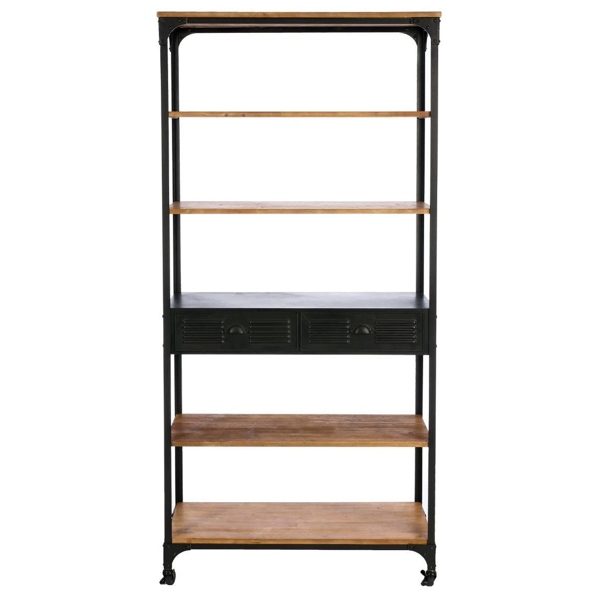 ATMOSPHERA BIBLIOTHEQUE 4 ETAGERES 2 TIROIRS CIERNA 2 ATMOSPHERA BIBLIOTHEQUE 4 ETAGERES 2 TIROIRS CIERNA – Image 2