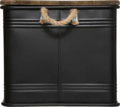 ATMOSPHERA MALLE METAL BOIS NOIR CUBA D.60.1X37.8X33.1CM 10 ATMOSPHERA MALLE METAL BOIS NOIR CUBA D.60.1X37.8X33.1CM -ATMOSPHERA Shop 6082a6a3456a9 178716 M2