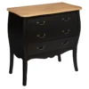 ATMOSPHERA COMMODE 3 TIROIRS NOIR CHRYSA