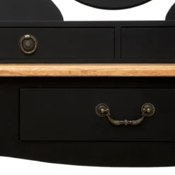 ATMOSPHERA COIFFEUSE 3 TIROIR NOIR CHRYSA -ATMOSPHERA Shop 6082c1d796f25 131000B D2