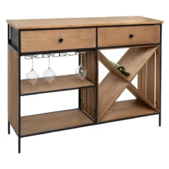 ATMOSPHERA BUFFET PORTE BOUTEILLE BAKOS D.118X32X94CM 11 ATMOSPHERA BUFFET PORTE BOUTEILLE BAKOS D.118X32X94CM -ATMOSPHERA Shop 6082c4e4a3b69 166683 D5