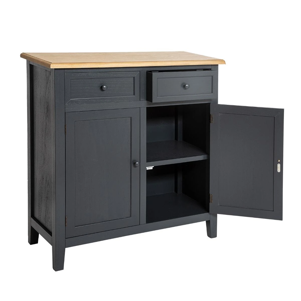 ATMOSPHERA BUFFET 2 TIROIRS 2 PORTES HIVER DAMIAN D.80X34.5X85CM 2 ATMOSPHERA BUFFET 2 TIROIRS 2 PORTES HIVER DAMIAN D.80X34.5X85CM – Image 2