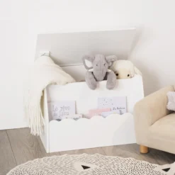 ATMOSPHERA COFFRE A JOUETS BIBLIOTHEQUE BLANC -ATMOSPHERA Shop 60928af1b5903 158805 D3