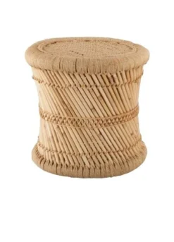 TABLE CAFE CORDE NATUREL D.37X37.8CM