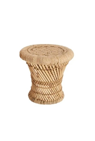 ATMOSPHERA TABLE CAFE CORDE NATUREL D.30X28CM 1 ATMOSPHERA TABLE CAFE CORDE NATUREL D.30X28CM