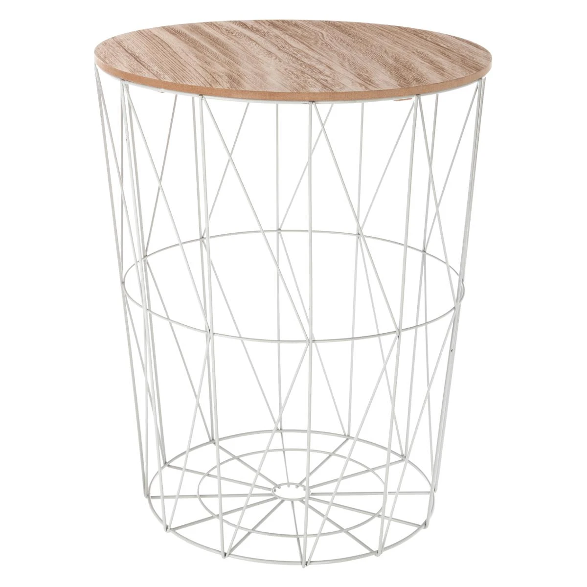 ATMOSPHERA TABLE CAFE METAL GRIS KUMI D.47X57CM 1 ATMOSPHERA TABLE CAFE METAL GRIS KUMI D.47X57CM