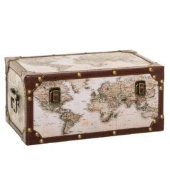 ATMOSPHERA MALLE MAPPEMONDE LOFT D.35.5X20.3X16.7CM