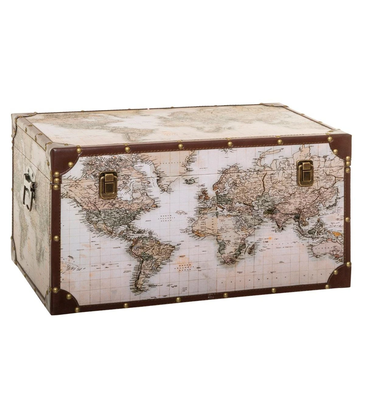 ATMOSPHERA MALLE MAPPEMONDE LOFT D.41.5X25X21.7CM 1 ATMOSPHERA MALLE MAPPEMONDE LOFT D.41.5X25X21.7CM