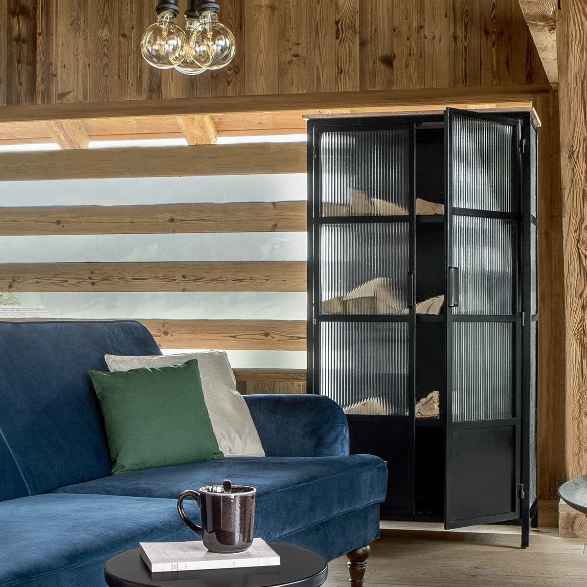 ATMOSPHERA VITRINE BIBLIOTHEQUE 2 PORTES TIBO 4 ATMOSPHERA VITRINE BIBLIOTHEQUE 2 PORTES TIBO – Image 4