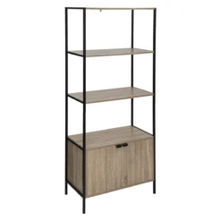 ETAGERE DOUBLE 2 PORTES ALIAJ D.68X35X176CM