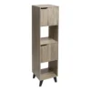 Five ETAGERE 4 CASES HAUT MIX NATUREL PIED