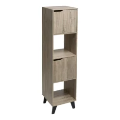 Five ETAGERE 4 CASES HAUT MIX NATUREL PIED