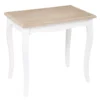 TABLE CAFE CHRYSA BLANC D.60X38X56.3CM