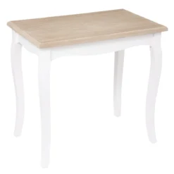 TABLE CAFE CHRYSA BLANC D.60X38X56.3CM