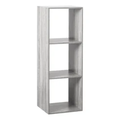 Five ETAGERE BOIS 3 CASES MIX GRIS
