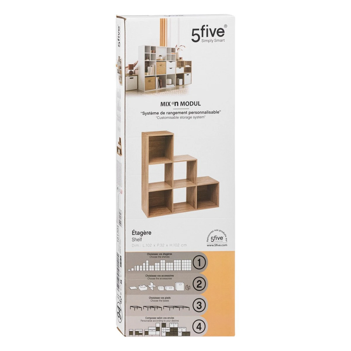 ETAGERE ESCALIER MIX NATUREL 2 ETAGERE ESCALIER MIX NATUREL – Image 2