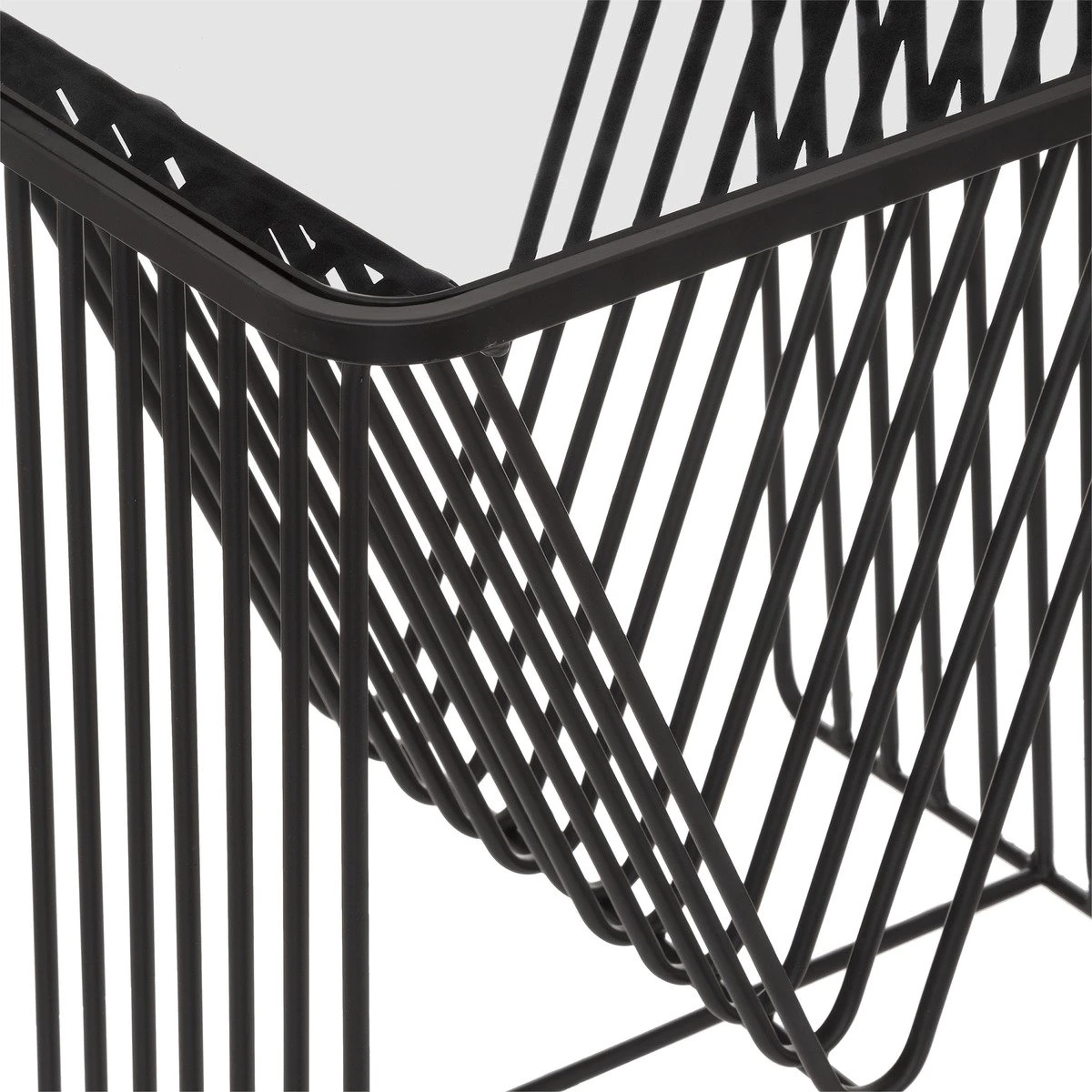 TABLE CAFE PORTE REVUE VERRE MEGAN 2 TABLE CAFE PORTE REVUE VERRE MEGAN – Image 2