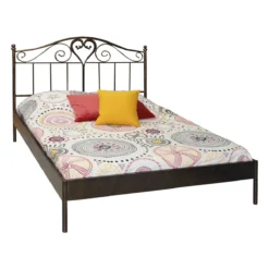 ANNA LIT 160X200 ANTIC BRASS