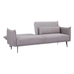 CANAPE CONVERTIBLE 3 PLACES VELOURS AZELI GRIS 7 CANAPE CONVERTIBLE 3 PLACES VELOURS AZELI GRIS -ATMOSPHERA Shop 75f9bd4c279f038cf2ef5effc3d110f4fd22a7a6 2207000461 d2