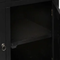 ATMOSPHERA BUFFET 2 PORTES 2 TIROIRS CHRYSA NOIR -ATMOSPHERA Shop 9468923b48895a8994f25c79ec55f7784bffe47b 2107003616 4