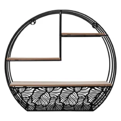ATMOSPHERA ETAGERE MURALE BOIS METAL ROND NOIR D.39X10.3X36CM 7 ATMOSPHERA ETAGERE MURALE BOIS METAL ROND NOIR D.39X10.3X36CM -ATMOSPHERA Shop a437dca2c5bcf58acb263d8da11f451c0fad8abf 2007002490 4