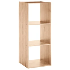 Five ETAGERE BOIS 3 CASES MIX NATUREL
