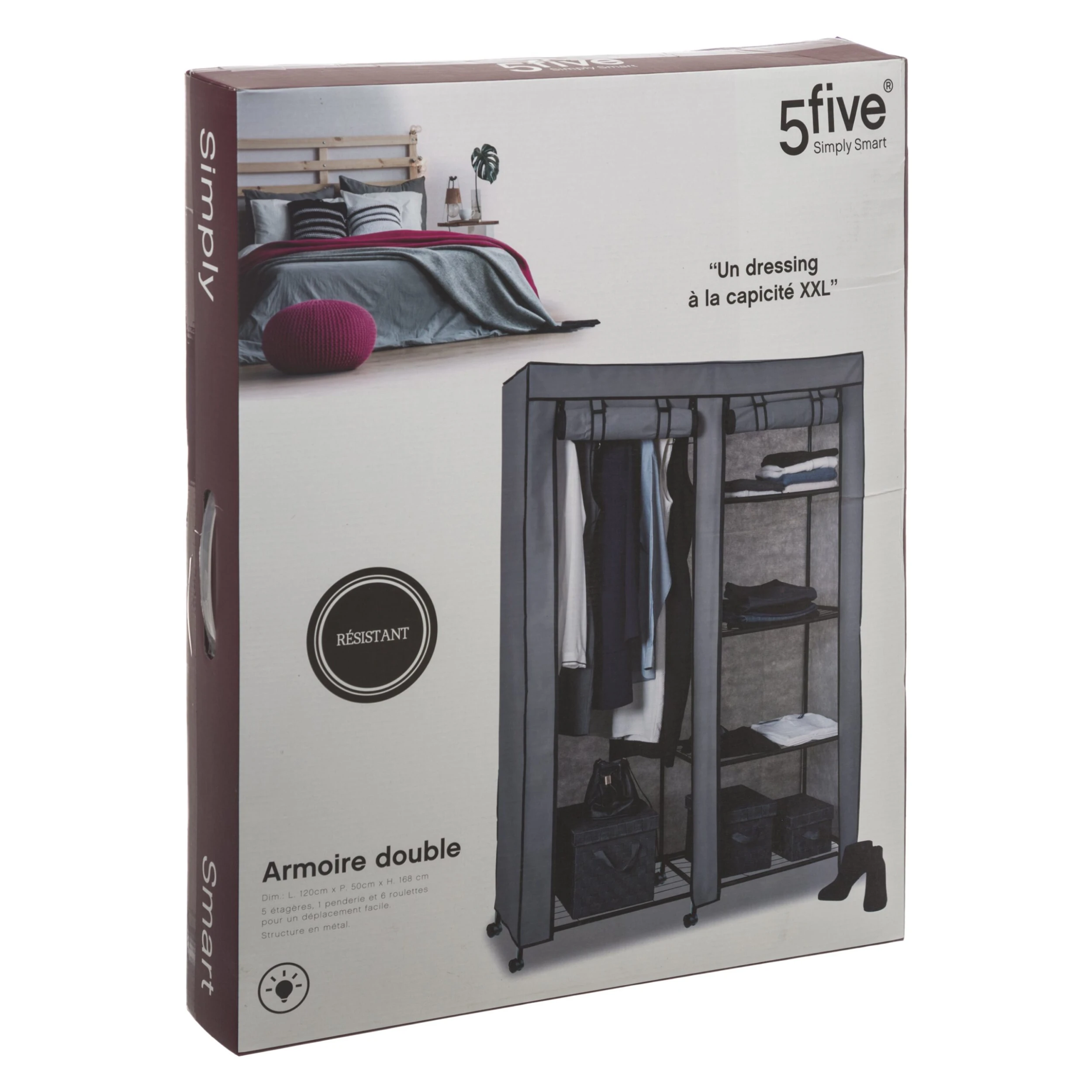 Five ARMOIRE DOUBLES ROULETTES 2 Five ARMOIRE DOUBLES ROULETTES – Image 2