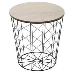 ATMOSPHERA TABLE CAFE METAL KUMI POP NOIR