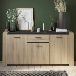 SHEFFIELD ENFILADE 3PORTES 1TIROIR CHENE KRONBERG -ATMOSPHERA Shop c176d98b6b593001d5283d8ce49f4e135530c5ca 2202000959 2