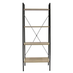ETAGERE BOIS ET METAL 148X60X32 5CM
