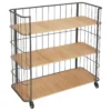 ATMOSPHERA ETAGERE 3 ETAGES JORDI NATUREL GRIS