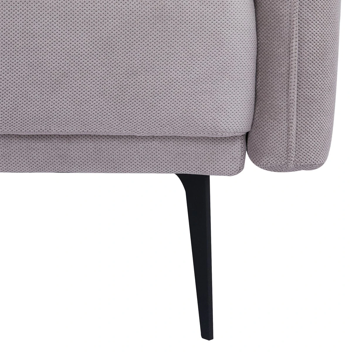 CANAPE CONVERTIBLE 3 PLACES VELOURS AZELI GRIS 4 CANAPE CONVERTIBLE 3 PLACES VELOURS AZELI GRIS – Image 4