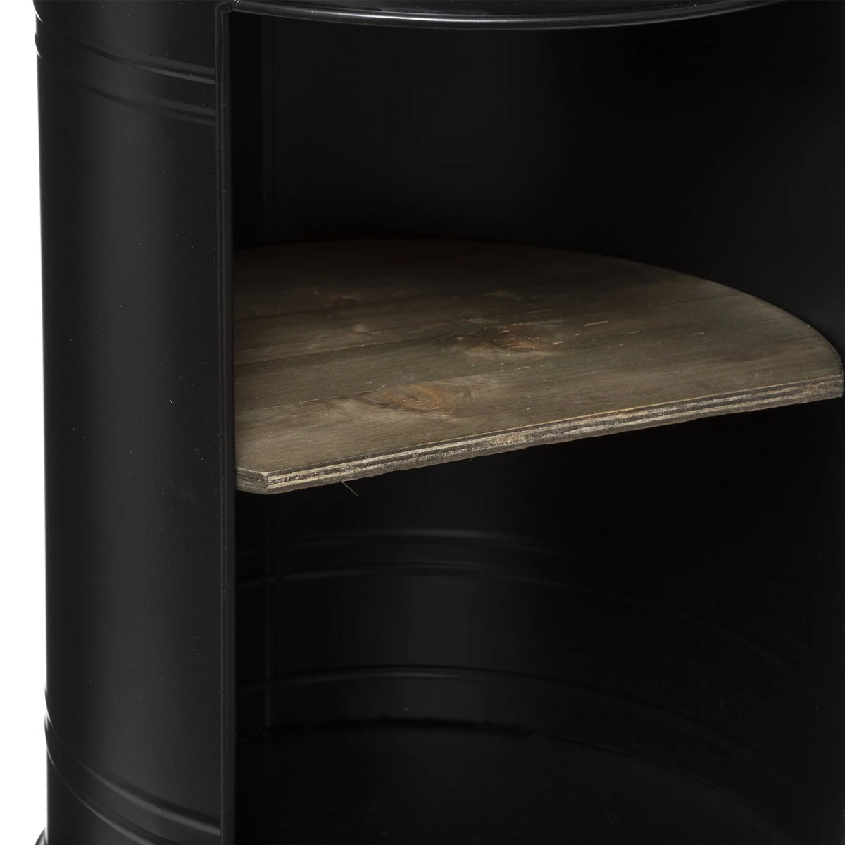 TABLE CAFE DIEGO NOIR D.33.5X33.5X47.5CM 2 TABLE CAFE DIEGO NOIR D.33.5X33.5X47.5CM – Image 2